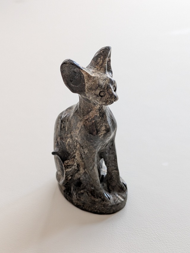 パイライト（黄鉄鉱） ⭓ スフィンクス猫【古代エジプト・猫神バステト】 ⭔ ブラジル産