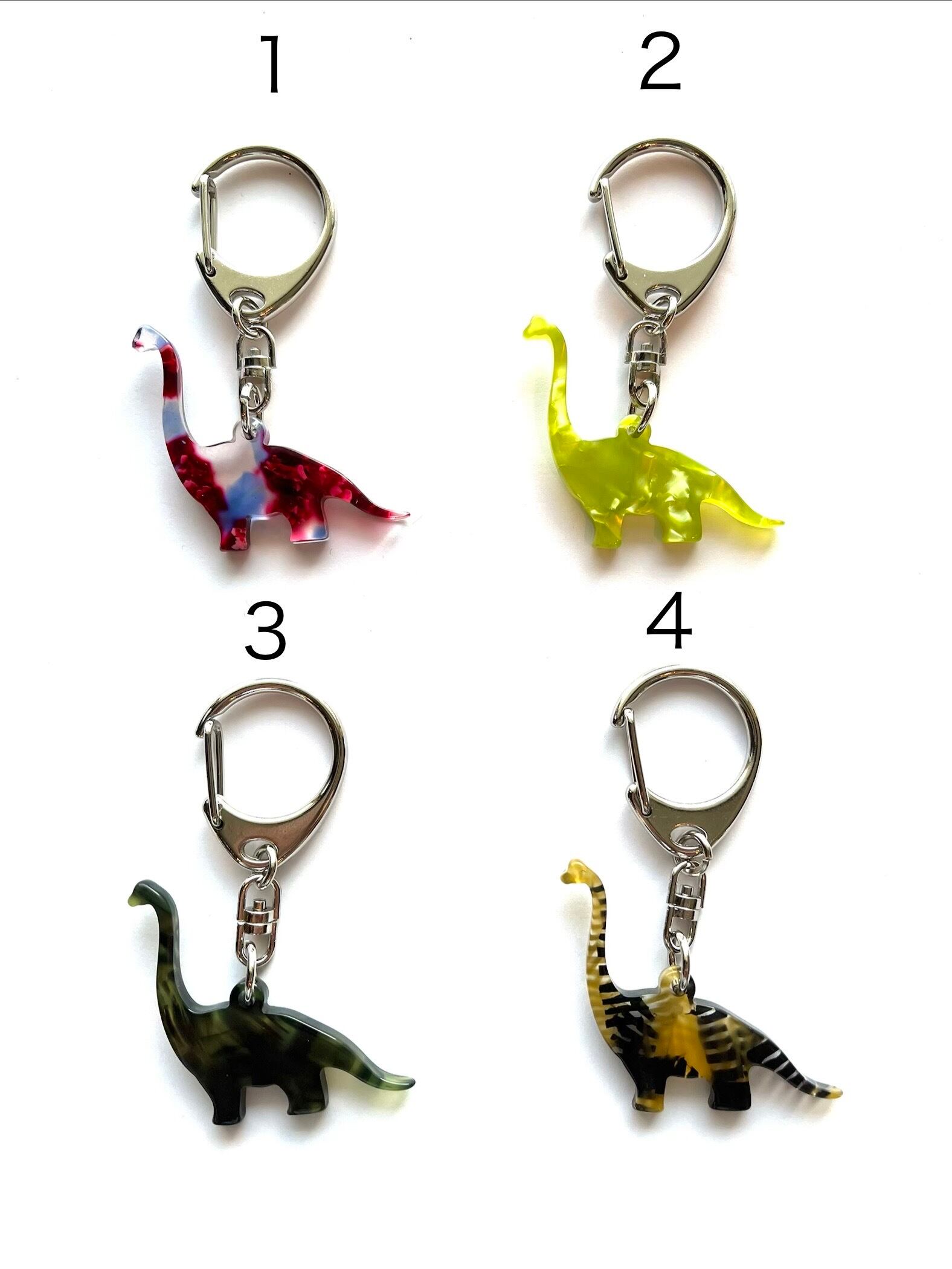 恐竜キーホルダー☆ブラキオサウルス Ⅱ【メガネ産地福井～メガネ素材