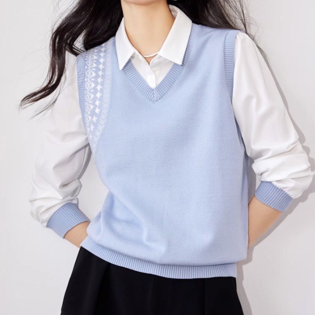 ニットスリムセーター A0452