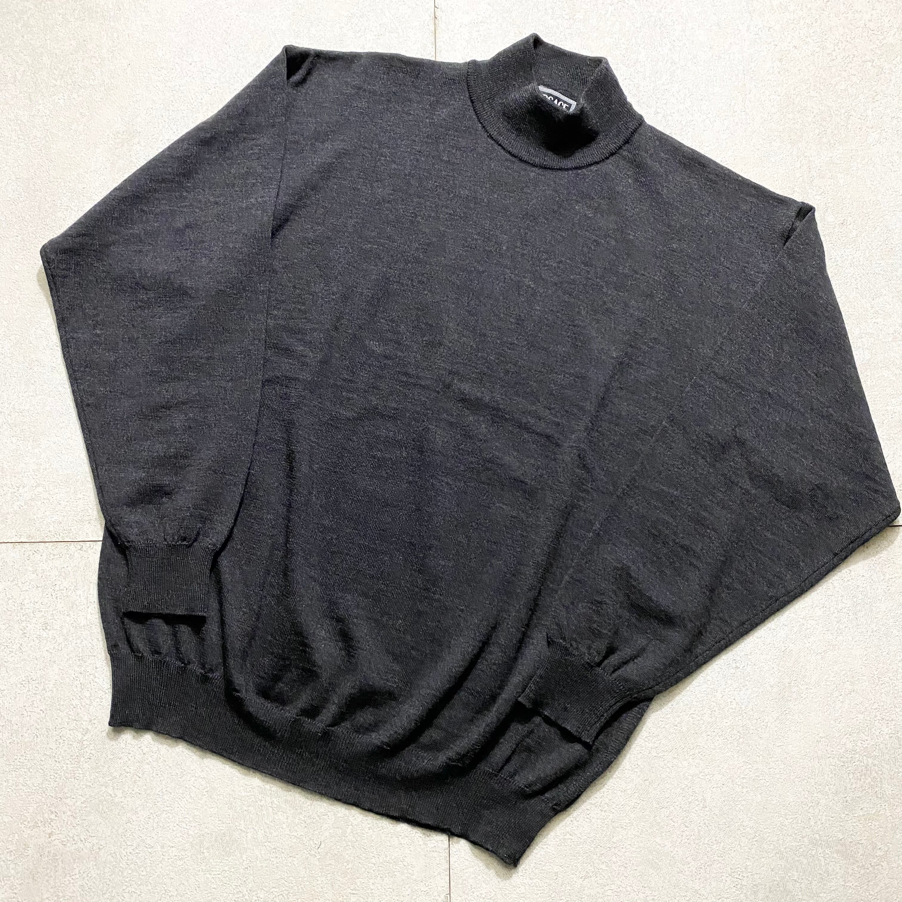 vintage VERSACE CLASSIC V2 mock-neck sweater | NOIR ONLINE