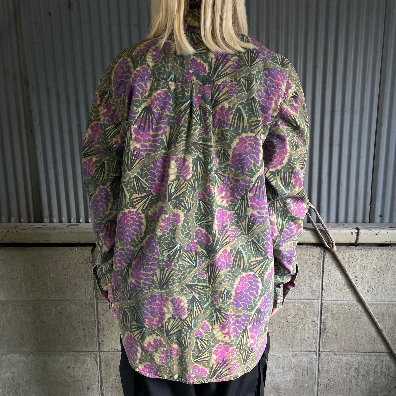 90年代 Royal Robbins ロイヤルロビンズ ボタニカル 花柄 アウトドア 