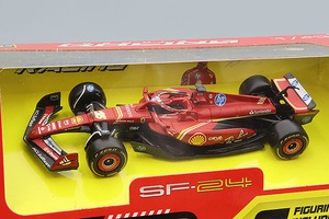 BBURAGO / ブラーゴ   1/43 フェラーリ PIT PASSセット SF-24 No.16 C.ルクレール（クルー×6pcs、パドックガレージ） 18-36862L
