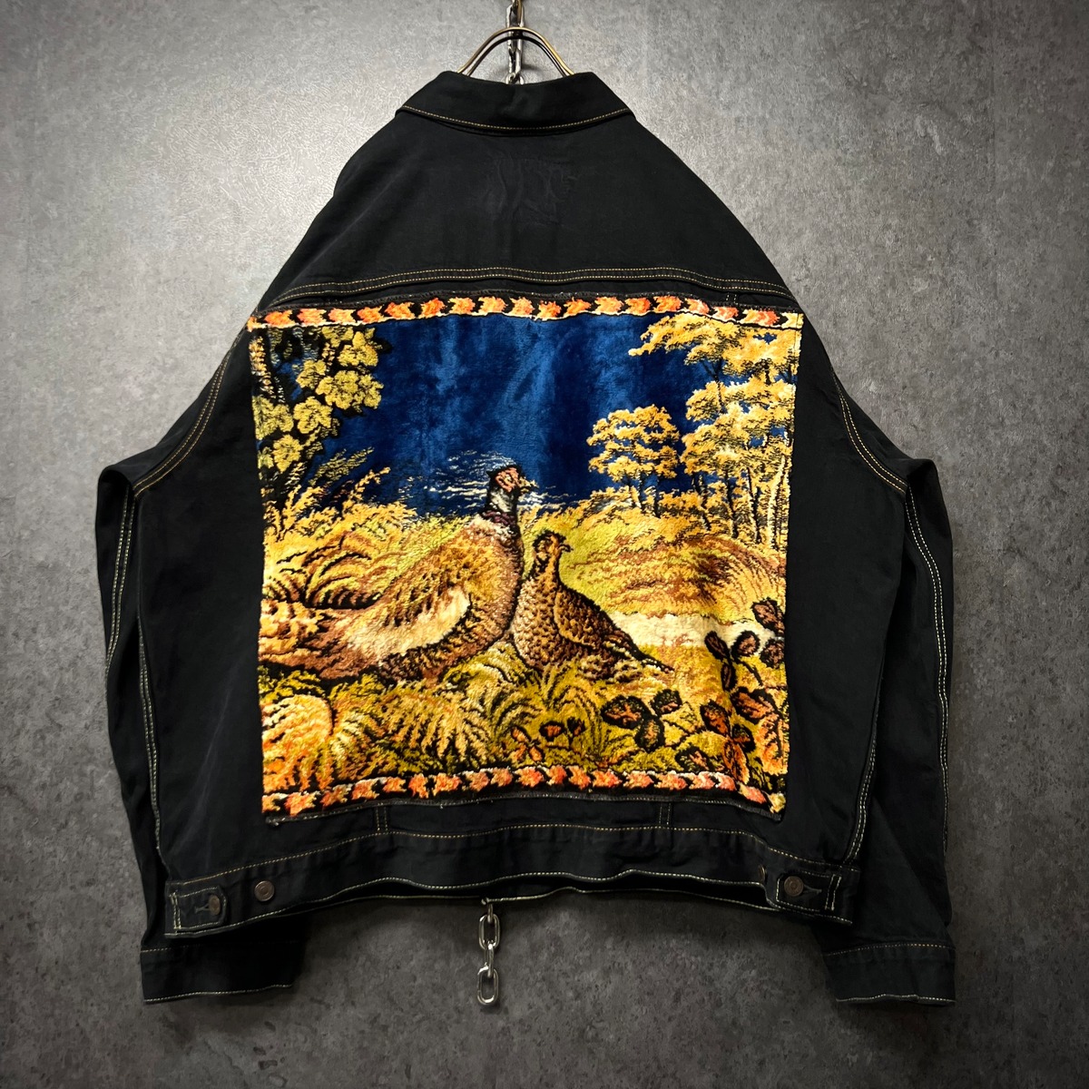 [Remake] vintage rug denim jacket | Maggoo Vintage