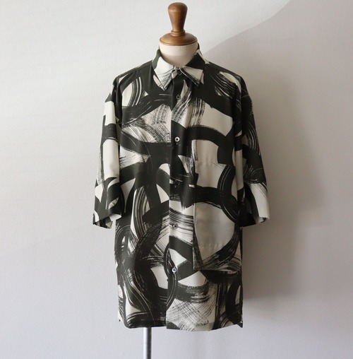 Ujoh " Big Cuffs Shirt ( Black )"
