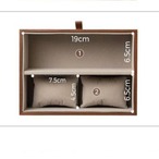 期間限定!! 最大2000円OFF 鍵付き高級ジュエリーボックス｜ウォールナット調・アンティークガラス扉・多段アクセサリー収納ケース