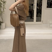 ［ phone strap ］knot leather