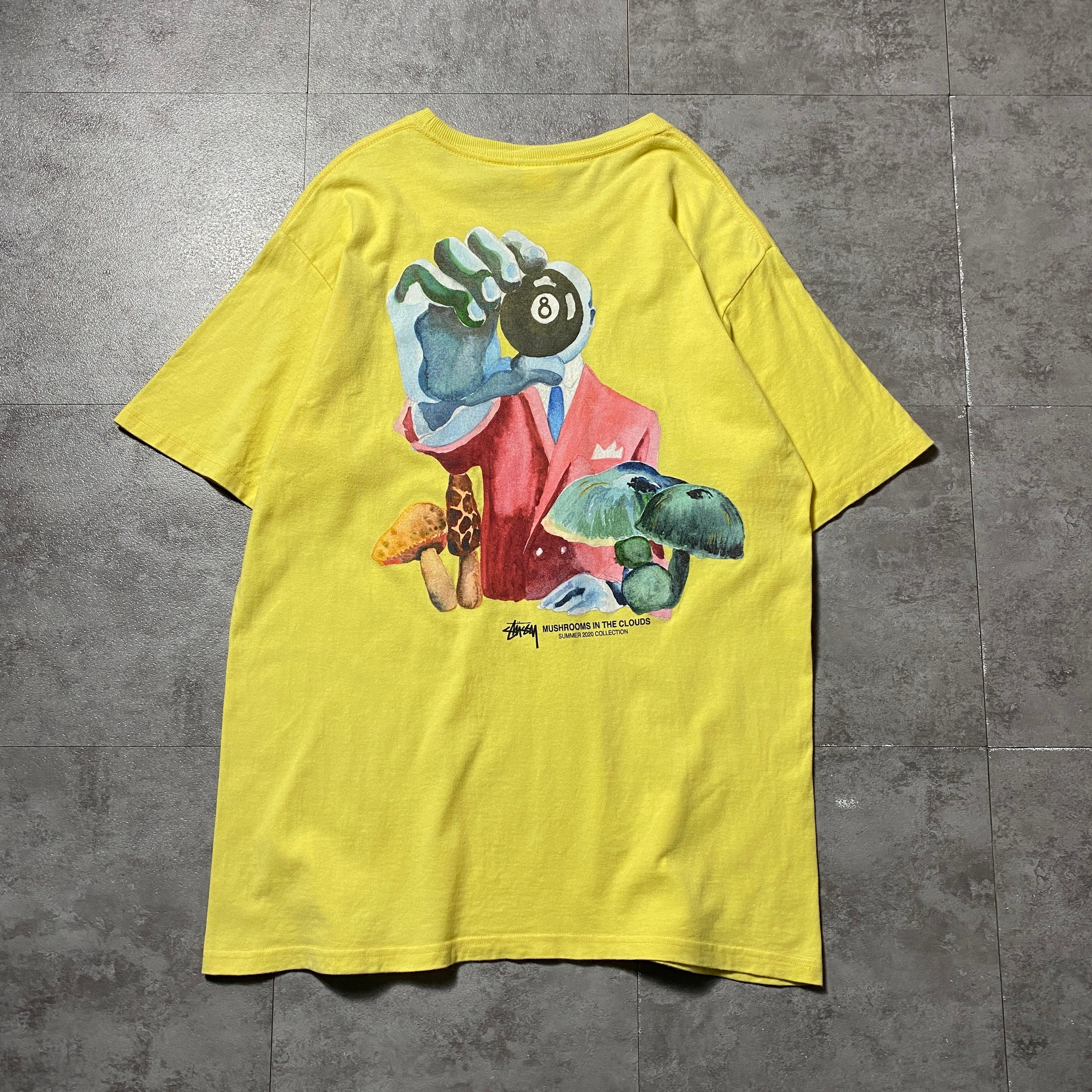 stussy ステューシー フィクサー×8ボール×キノコ アートデザイン