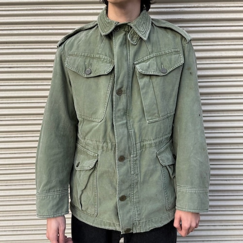 60s イギリス軍 実物 P60 コンバットスモック フィールドジャケット S ミリタリー ユーロ ヴィンテージ コットン combat smock 70s