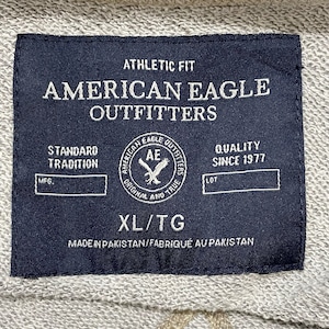 【AMERICAN EAGLE OUTFITTERS】ラグラン スウェット トレーナー アーチロゴ XL ビッグサイズ アメリカンイーグル US古着