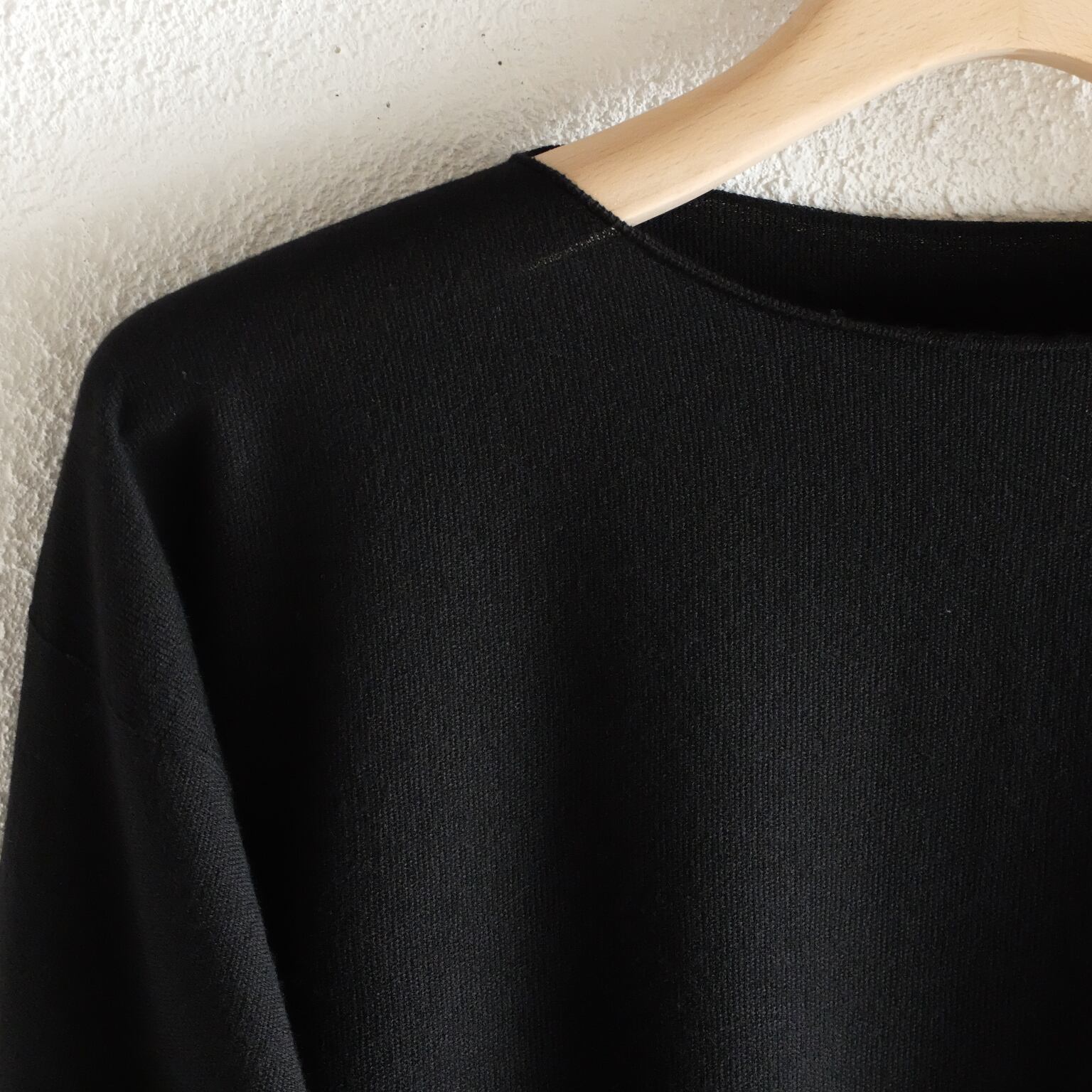 MITTAN＜ミッタン＞強撚ウールニット長袖 | Inhigh