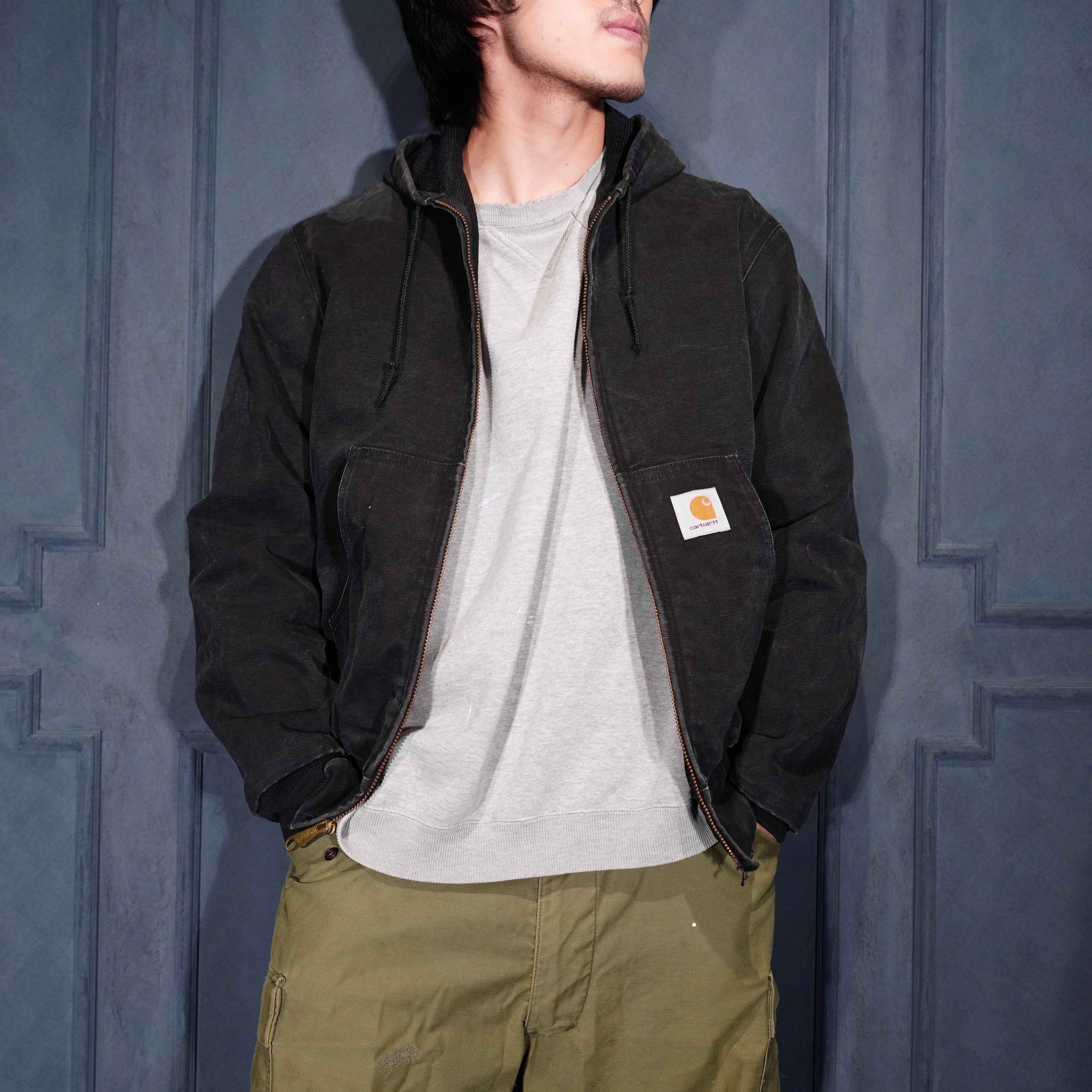 90's USA VINTAGE Carhartt ZIP UP HOODIE BLOUSON/90年代アメリカ古着