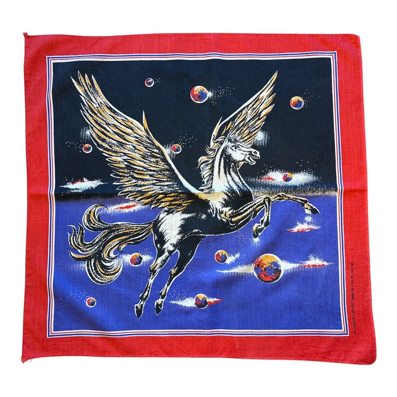 sho様専用】⑥⑨⑧70s USA製 バンダナ PARIS 70s USA製 バンダナ PARIS