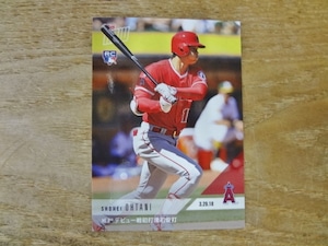 2018 TOPPS NOW 大谷翔平 03.29.18 RC（日本語版）