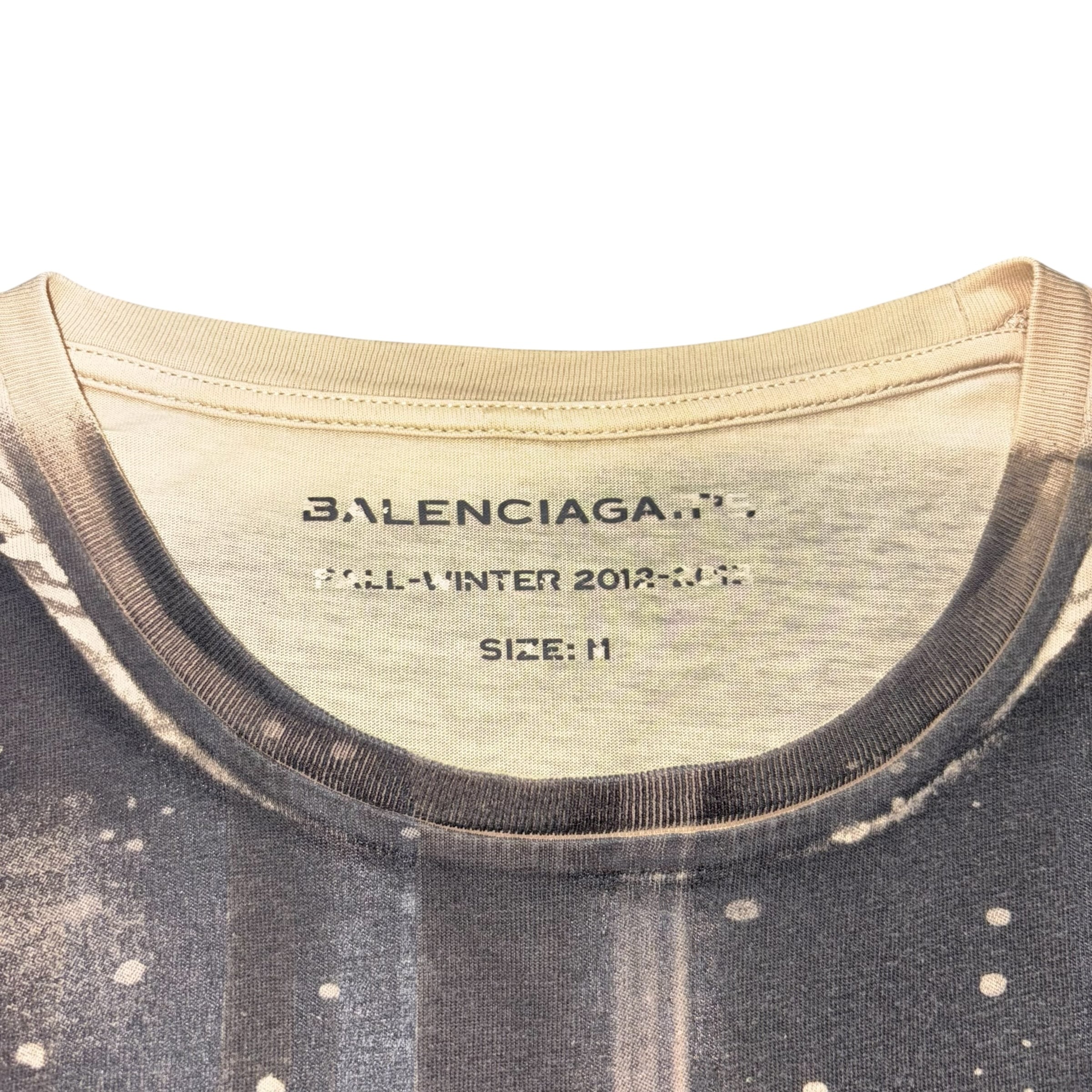 BALENCIAGA 2012 トップス archive 2012aw BALENCIAGA by Nicholas Ghesquiere print tee