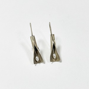Handmade Sterling Calla Lily Earrings