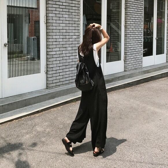 即納・送料無料】シンプル Uライン ジャンパーパンツ op18 | L-clothes