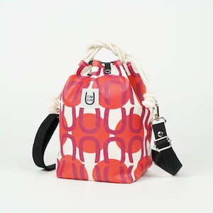 COMUSUBI (コムスビ) ／ COMUSUBI BAG ”Pattern” -Red-