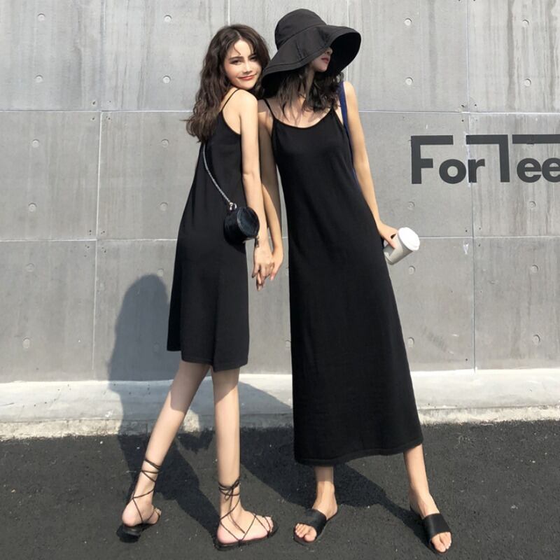 ドレス レディースサマー薄手ウェストブラックショートスカート 大人ガーリー スウィート キュート カジュアル 夏物 1号婦人78352101869