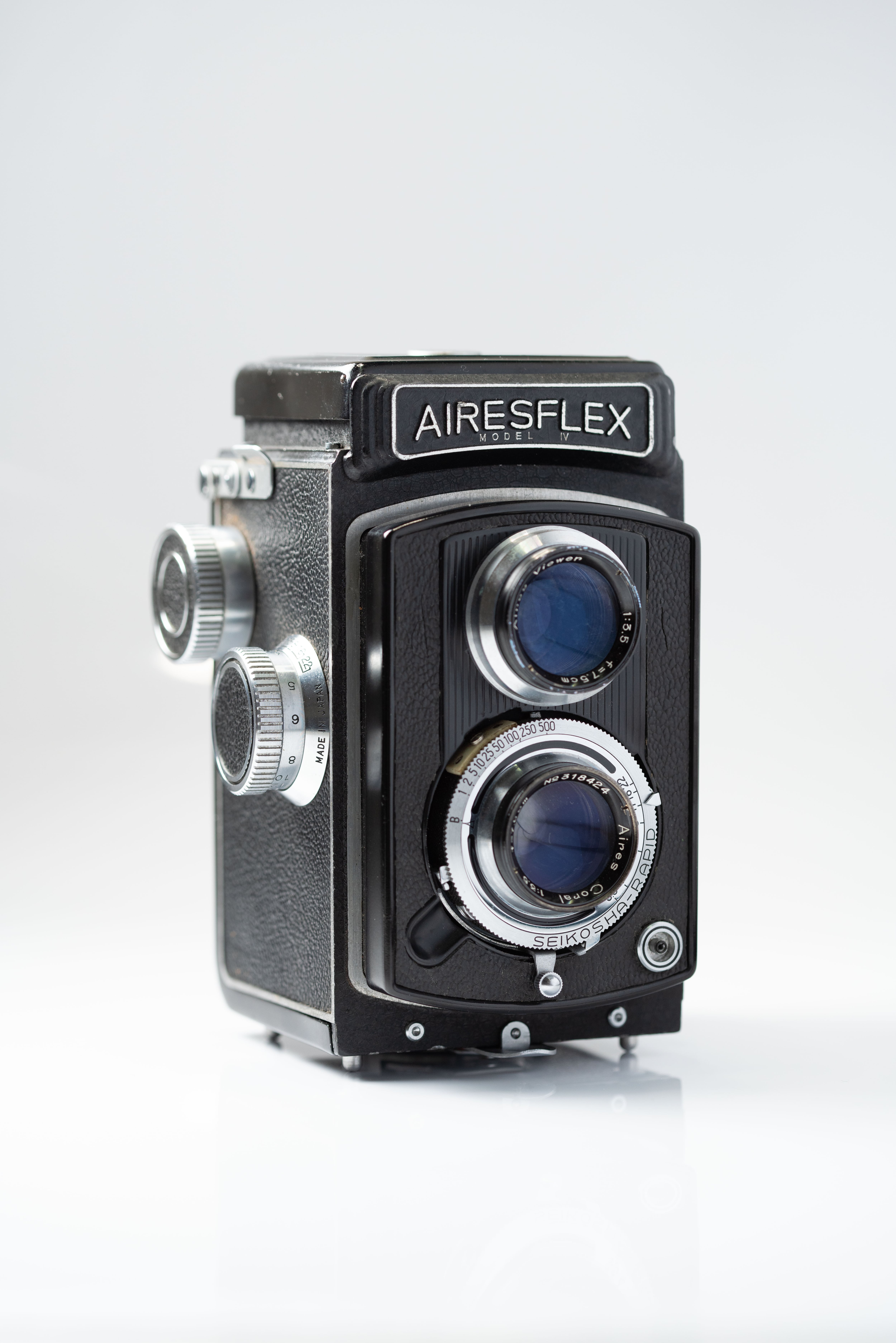 二眼レフカメラ AIRESFLEX アイレスフレックス Ⅳ型 (003) 【送料無料