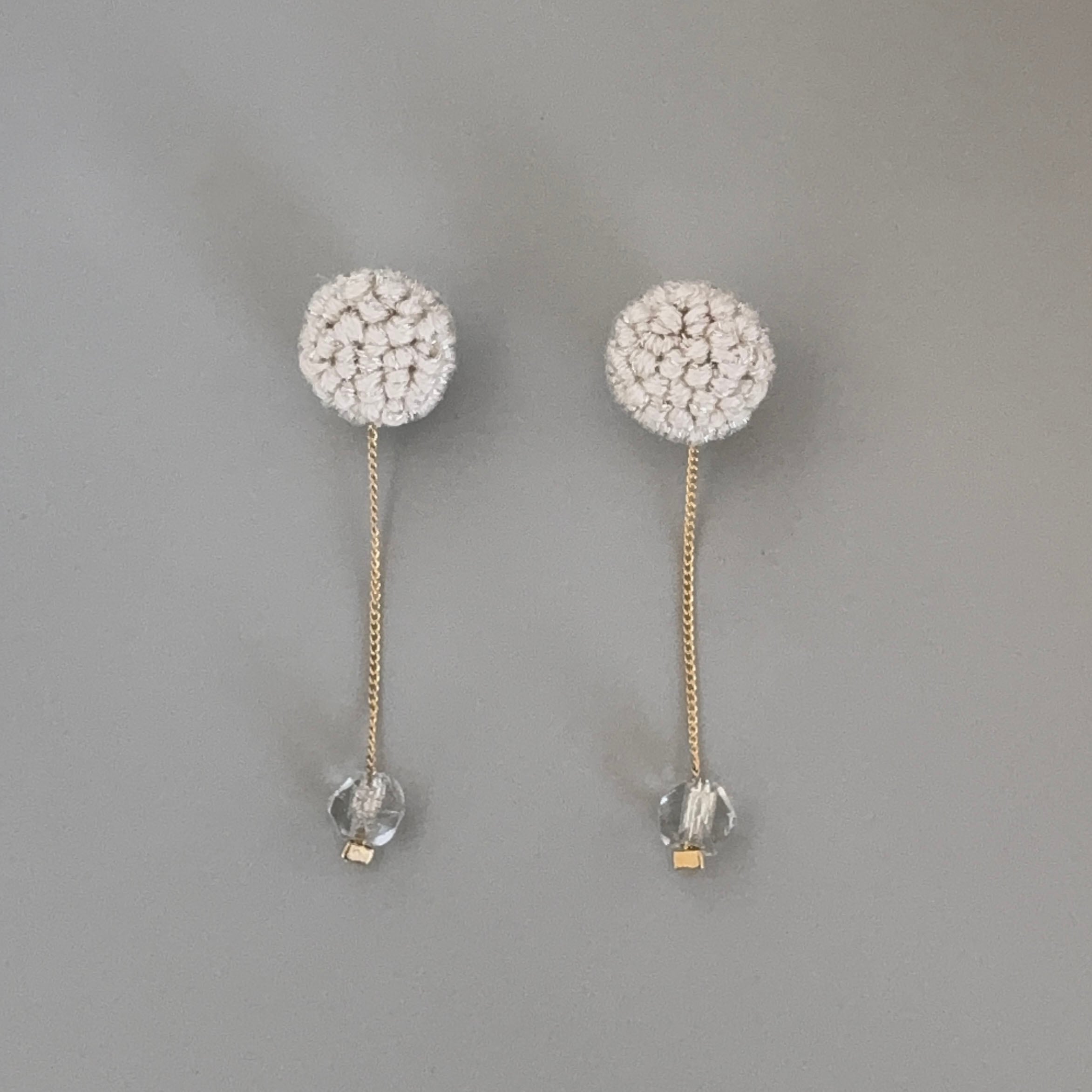 french knot drop earrings no.22