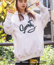 \SALE/◆ロゴアップリケ刺繍 ビッグパーカー◆ng-92522