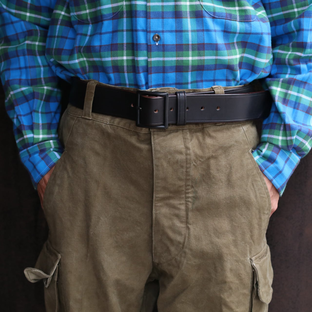 BIG DAY ビッグデイ BIGDAY GARRISON BELT witn North ＆ Judd Vintage