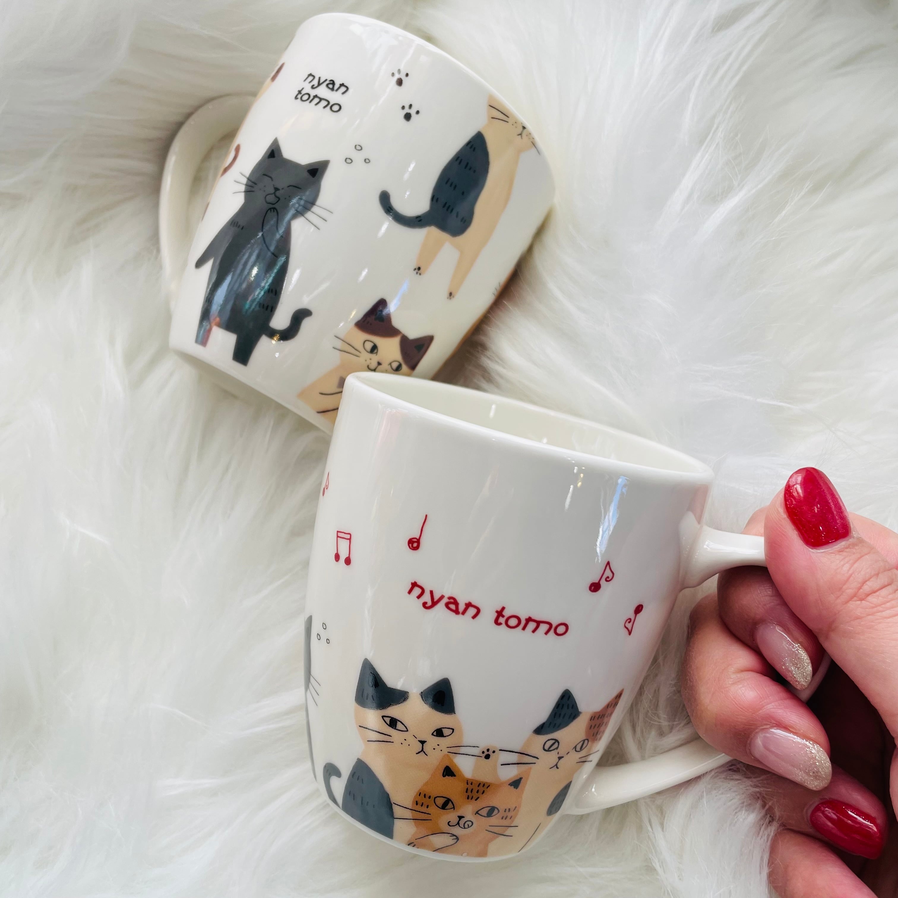 マグカップ|にゃんともマグ 猫 ねこ ネコ 猫雑貨 猫グッズ 猫柄 かわいい プレゼント 贈り物 おうち時間 おうちカフェ