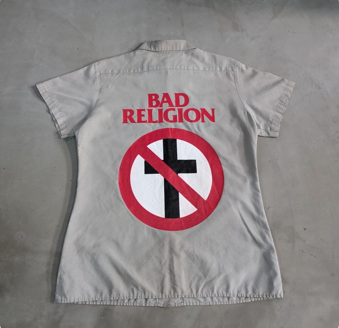 bad religion cross buster work shirt 小岩店