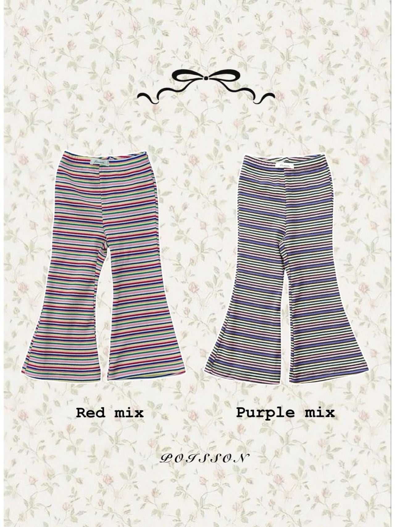 B649【即納】color pop pants