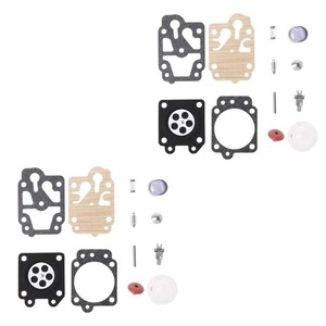 【数量限り】 ワルボロWYJ・WYL 12個に1セット 2個入り キャブレター修理用 ダイヤフラムセット 刈払機 草刈機用 オーバーホールセット 互換品 (A)