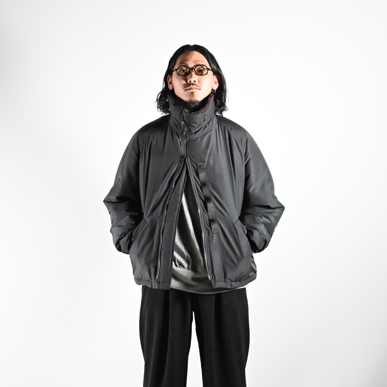 Product Twelve(プロダクトトゥエルブ)Light Wool Nylon Puffer Jacketコーディネート