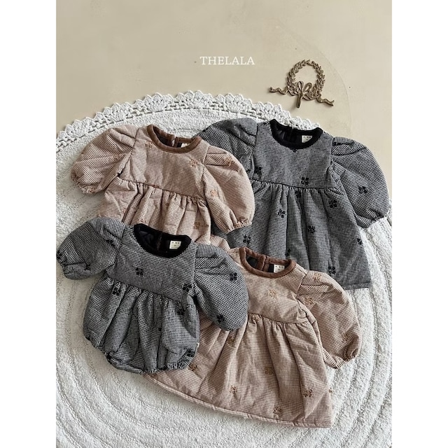 《予約》the lala ¨ pie embroidery dress