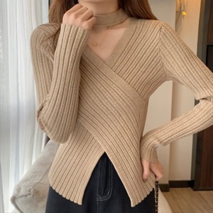 【送料無料】 ニットセーター  ネック  カジュアル系  大人可愛い  無地  シンプルデザイン  こなれ感  きれいめ  ゆったり  暖かい  暖かコーデ   厚手生地  レディースファッション  可愛い  プチプライス  30代・40代  冬  お出かけ・女子会