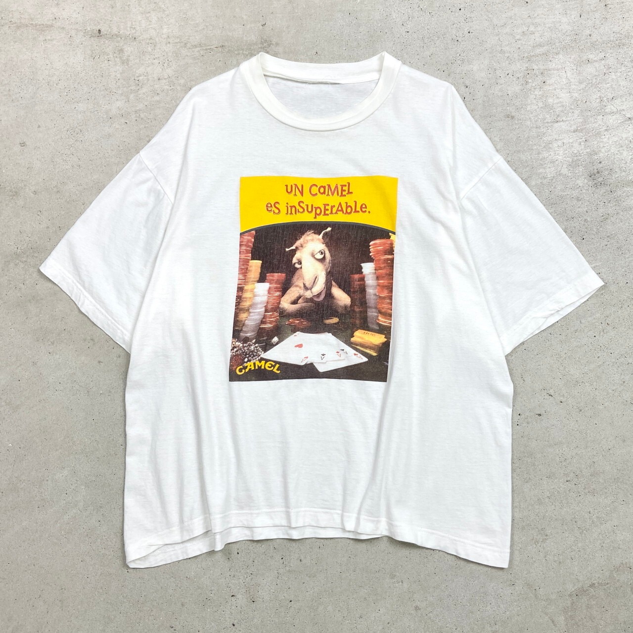 00年代 CAMEL キャメル タバコ アドバタイジングプリントTシャツ 