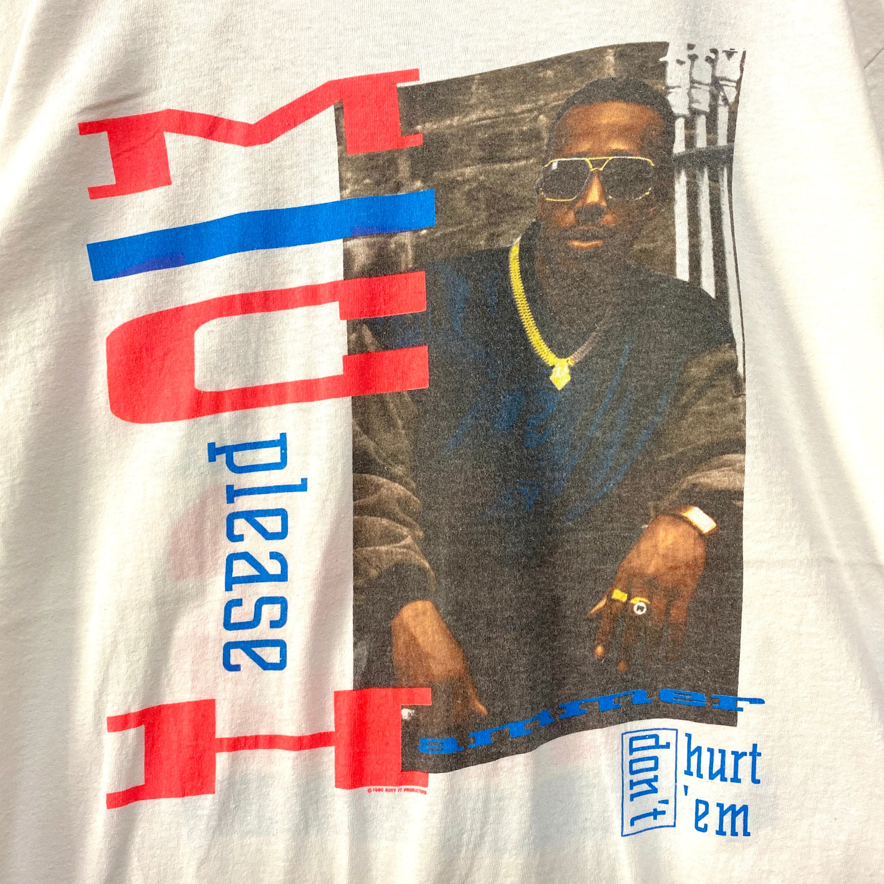 90年代 MC Hammer MCハマー don't hurt 'em ラップTシャツ