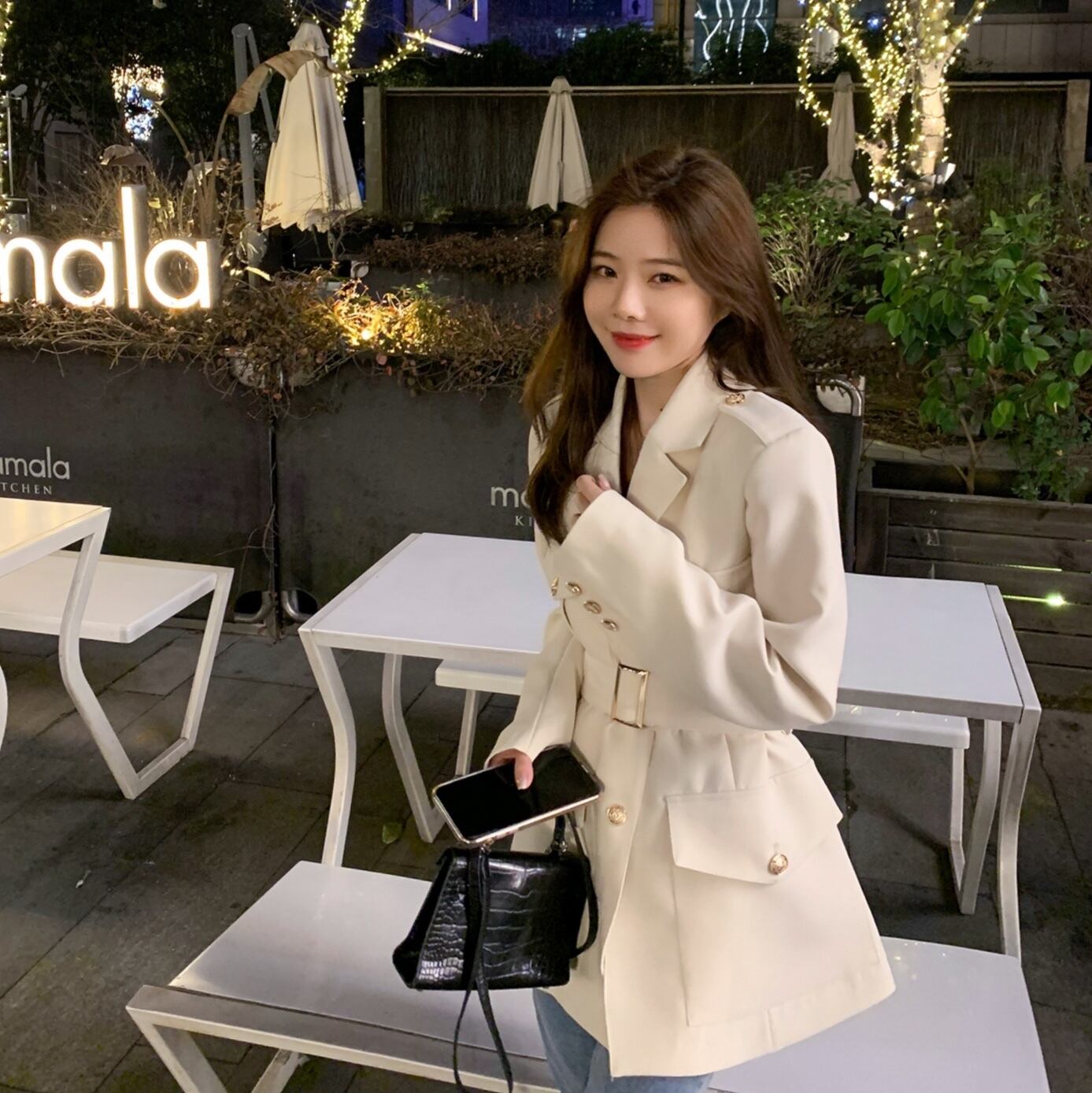 レッドウェストジャケット スプリングスタイル ストリート 春物 6Du_Shop_Women88552889259