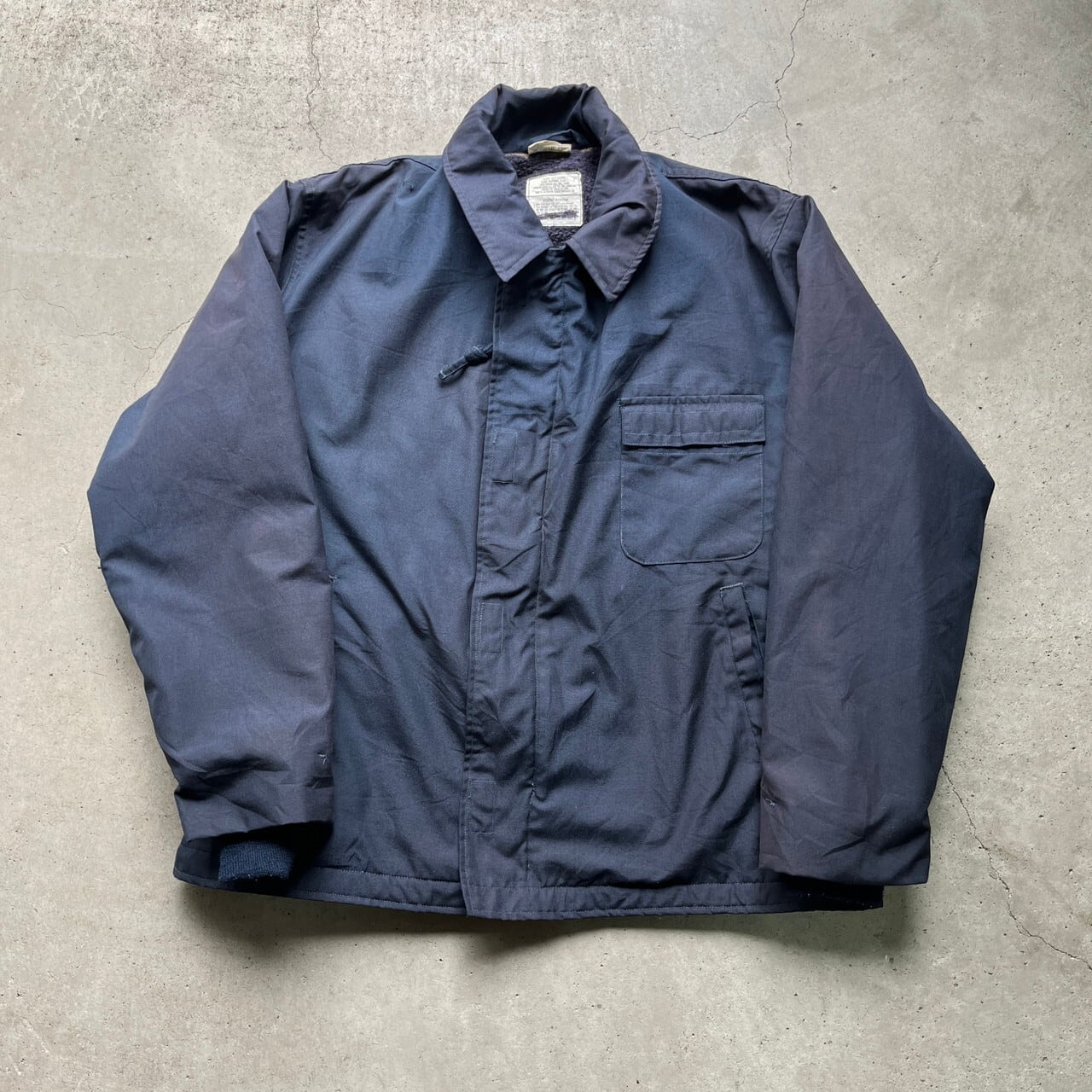 USN 米軍実物　アラミド　デッキジャケット　SIZE L