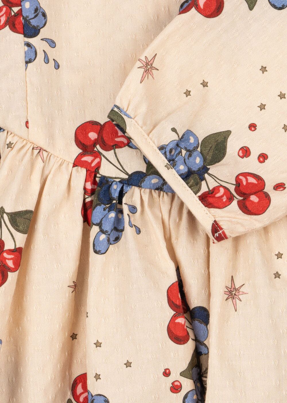 AVI LS BOW DRESS GOTS CREMONA【Konges Sloejd コンゲススロイド