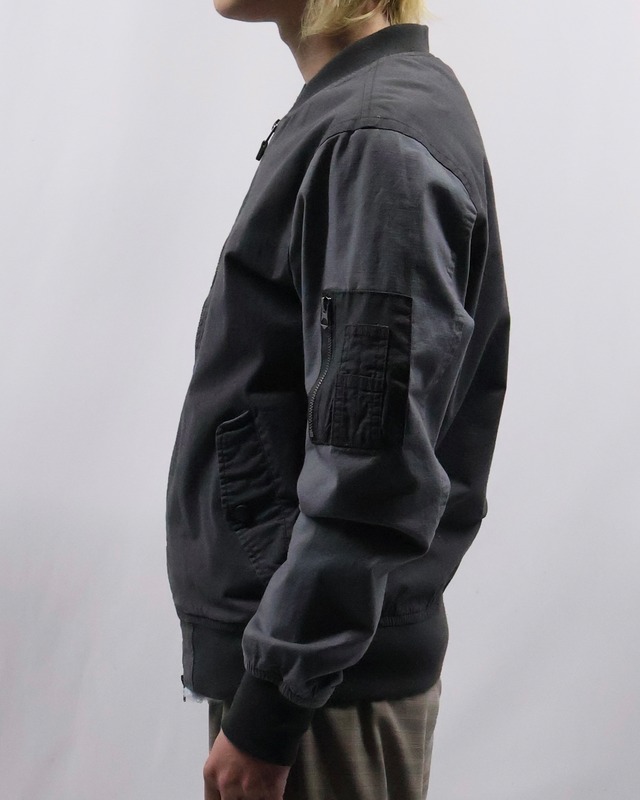 bicolor bomber jacket
