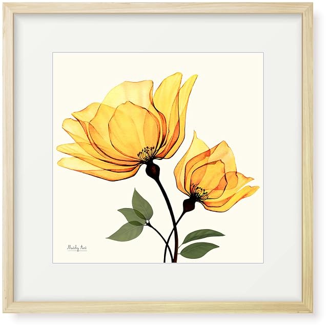 rose＊半抽象画＊八つ切りサイズ額装水彩画＊原画 | PAY ID