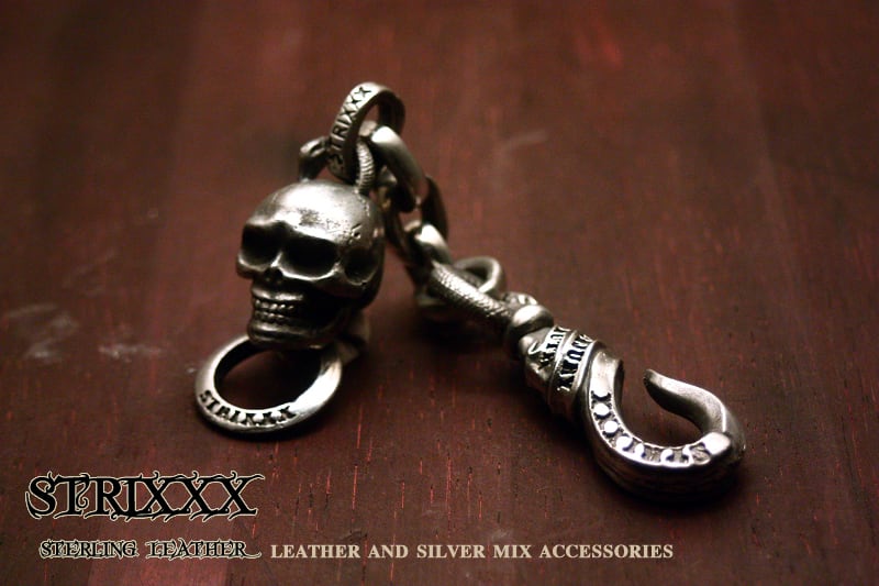 18 シェイクハンドキーチェーン | STRIXXX sterling leather
