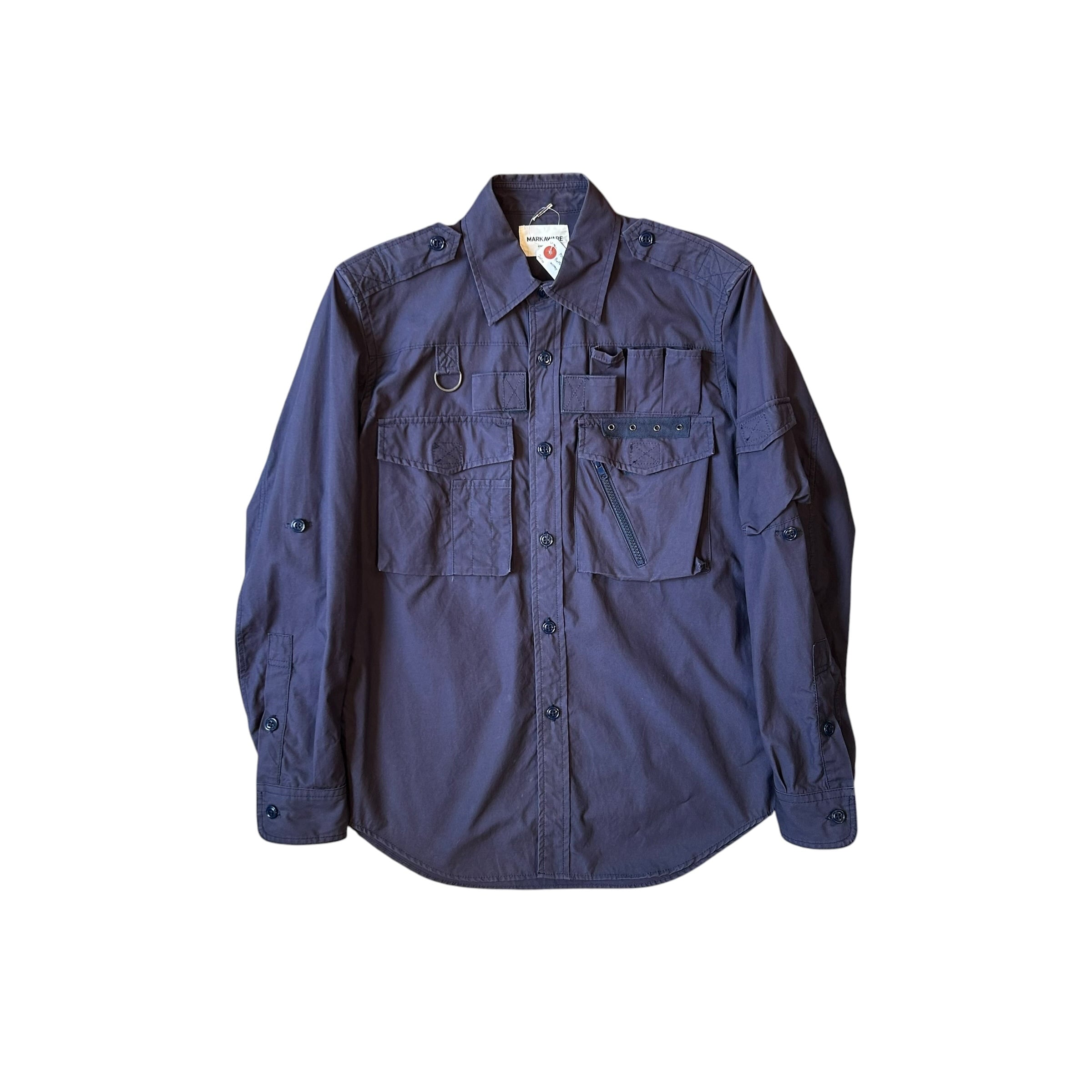 A.P.C.” Beige cotton design skipper shirt | Kissmet