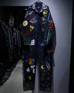 【add (C) vintage】“Dikies” Special Hand Paint Custom Jumpsuits