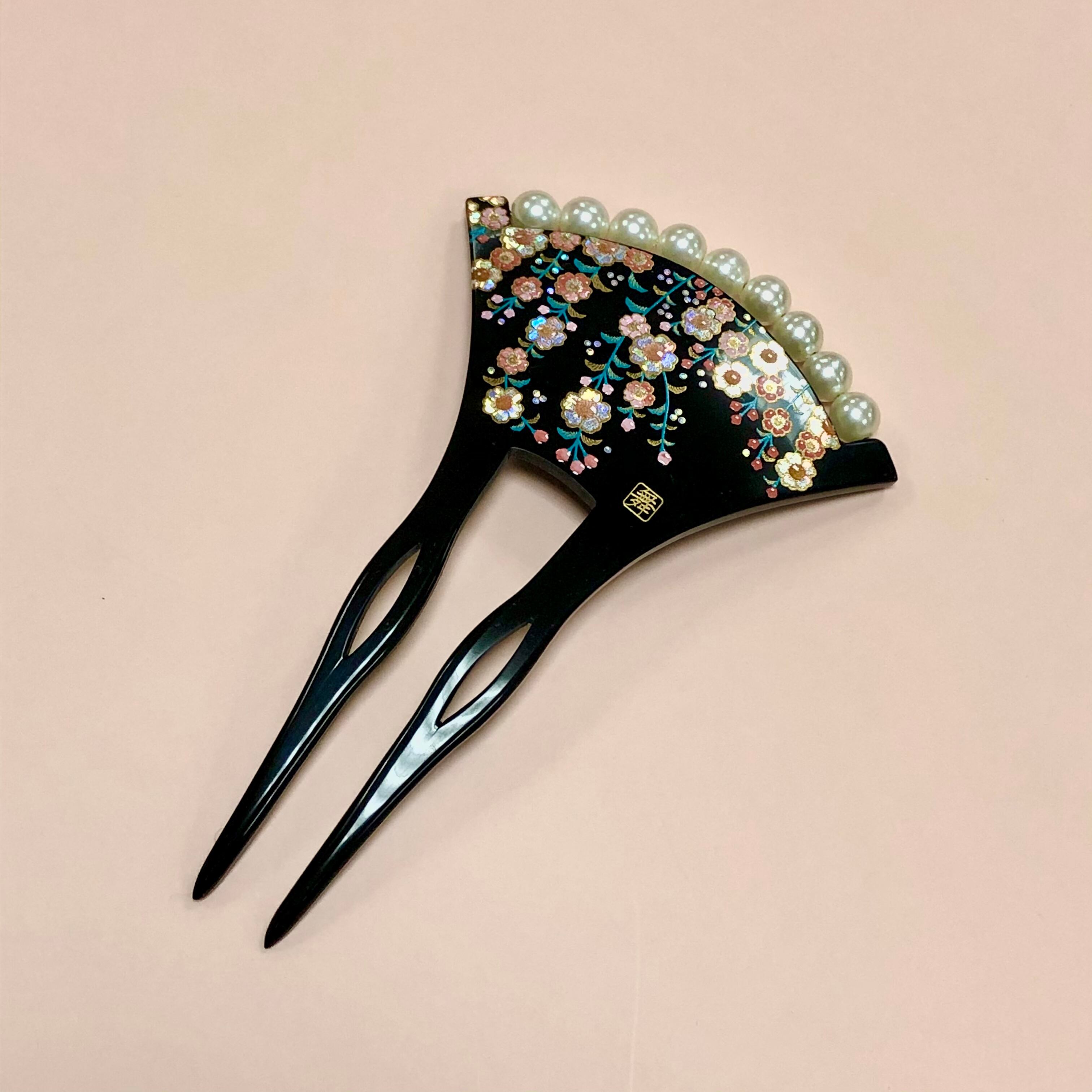 名古屋帯　博多織　江戸紅型　八寸　新品　未仕立て品 本場越前博多織紗八寸名古屋帯【江戸紅型◇紗八寸】洋花更紗