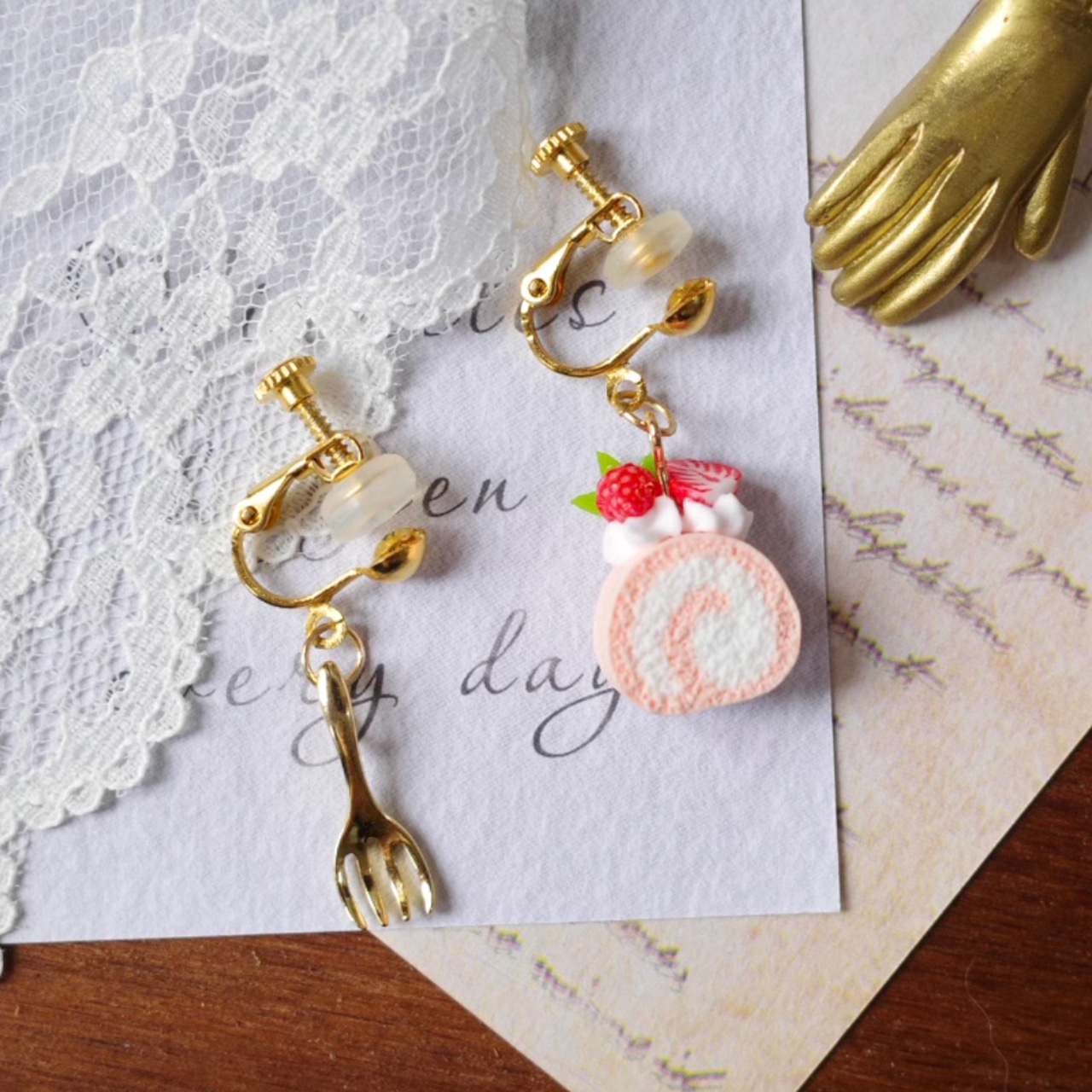 Sweet Ear Clip Earrings 5135