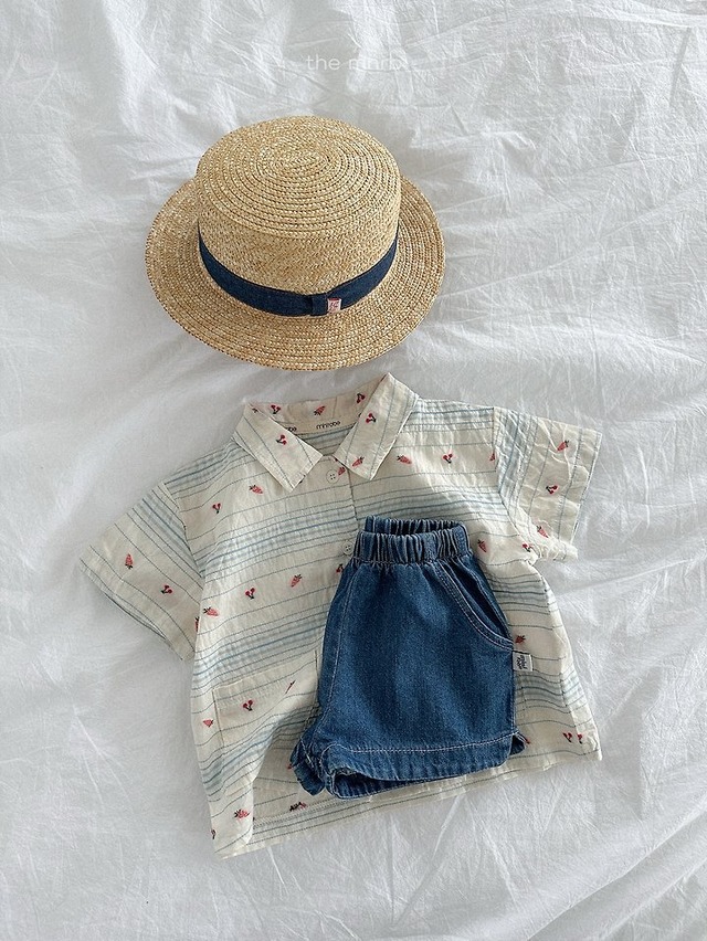 minirobe26su_Round Denim Pants