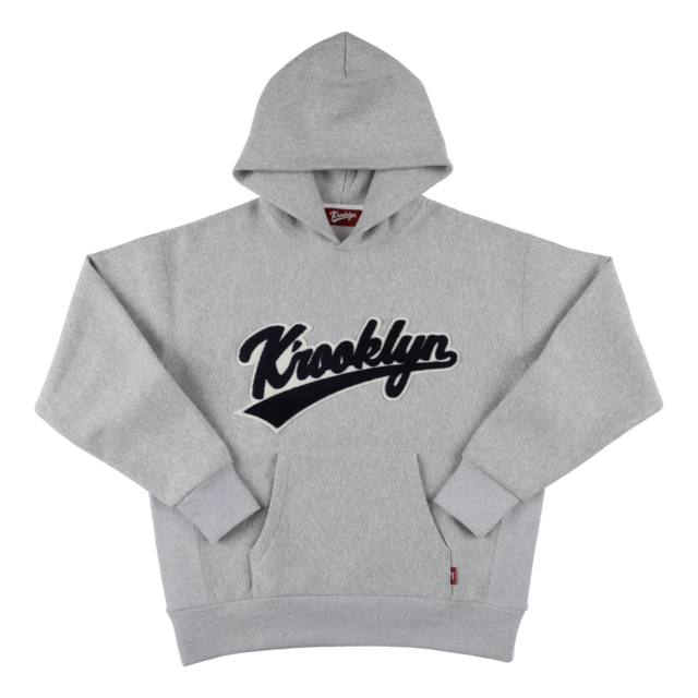 【K'rooklyn】K'rooklyn LOGO Premium Hoodie - GRAY