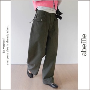straight wide pants 14276
