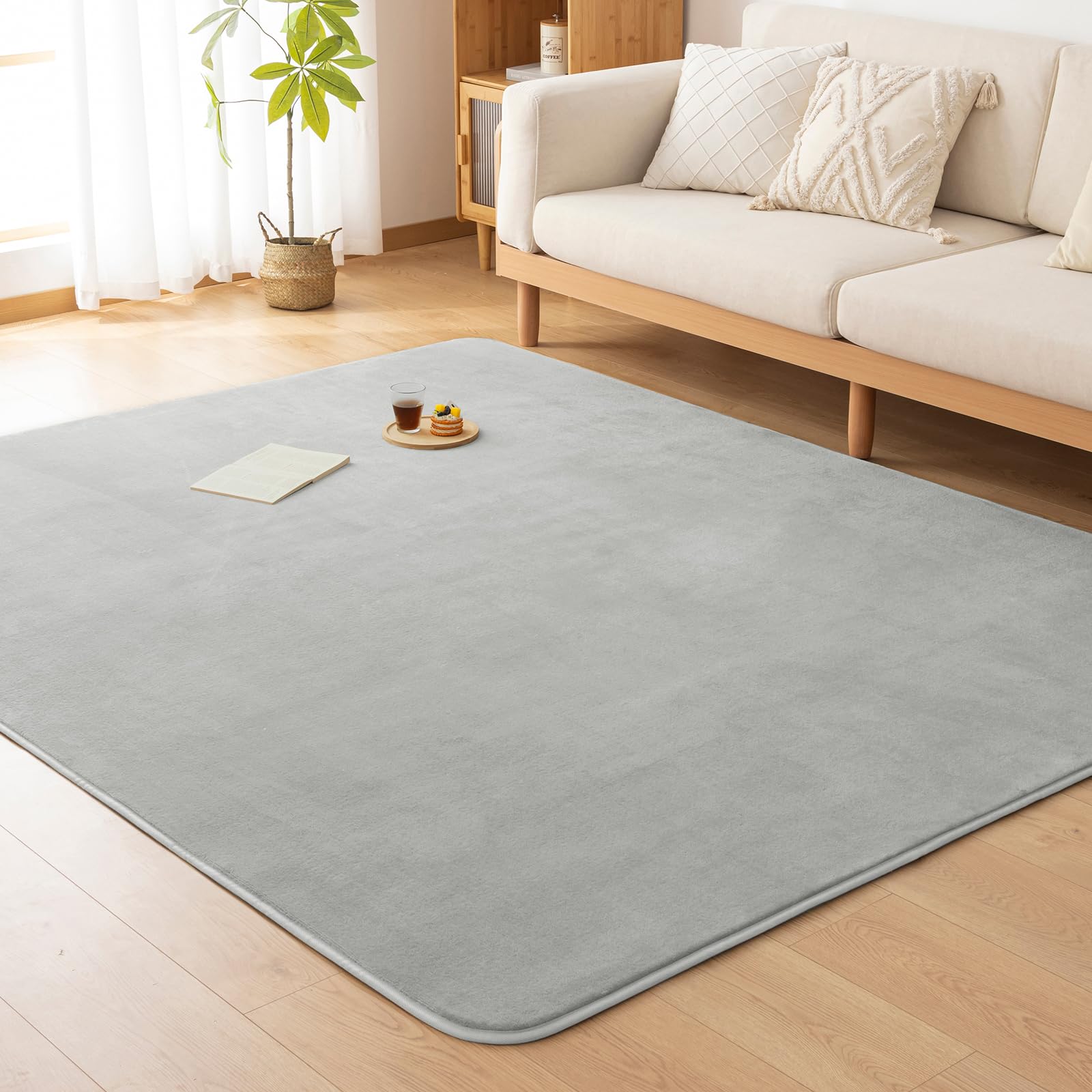 新品》 ニトリ ふっくら ウレタン 入り 保湿 + 吸湿発熱 + 蓄熱ラグ N