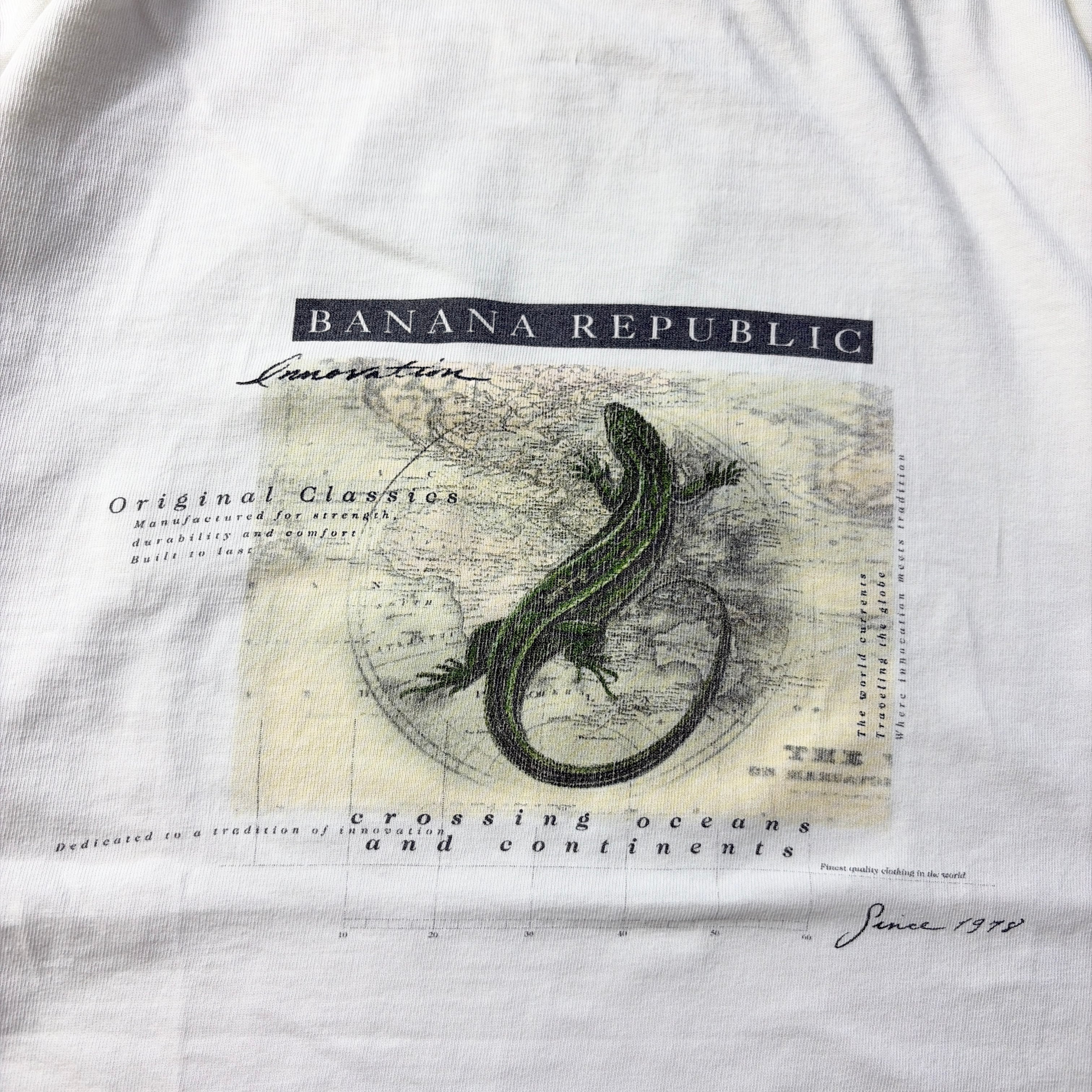 90s Banana Republic Lizard Tee